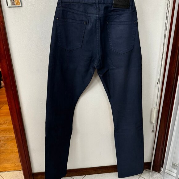 JOHN VARVATOS Coated Blue Skinny Jeans in sz. 30 (with tag) - Picture 5 of 7